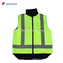 Hohe Qualität Sicherheitsbekleidung Hi-Vis Reflektierende Reversible Sicherheitsweste